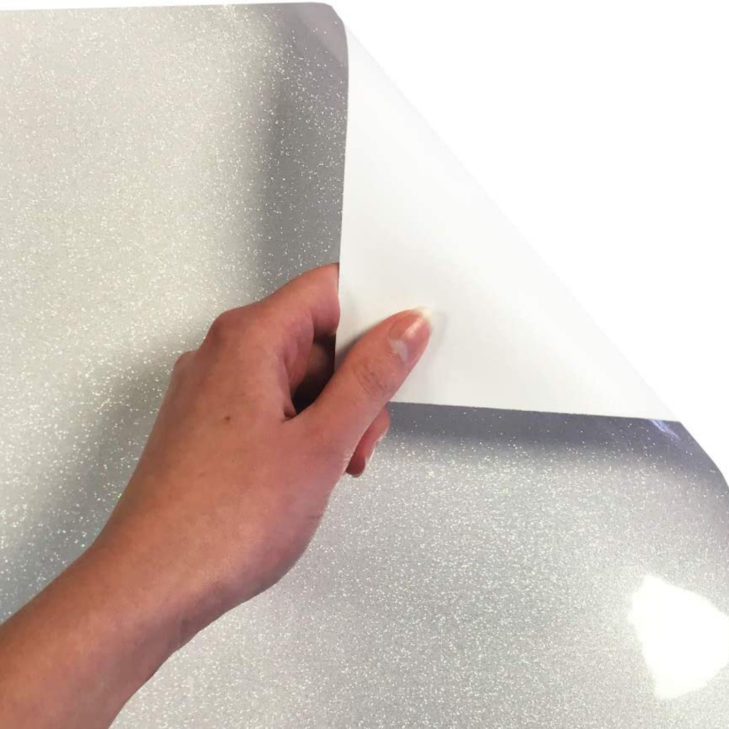 Siser Glitter® Vinil Textil Térmico | Blanco Arcoiris | Rainbow White