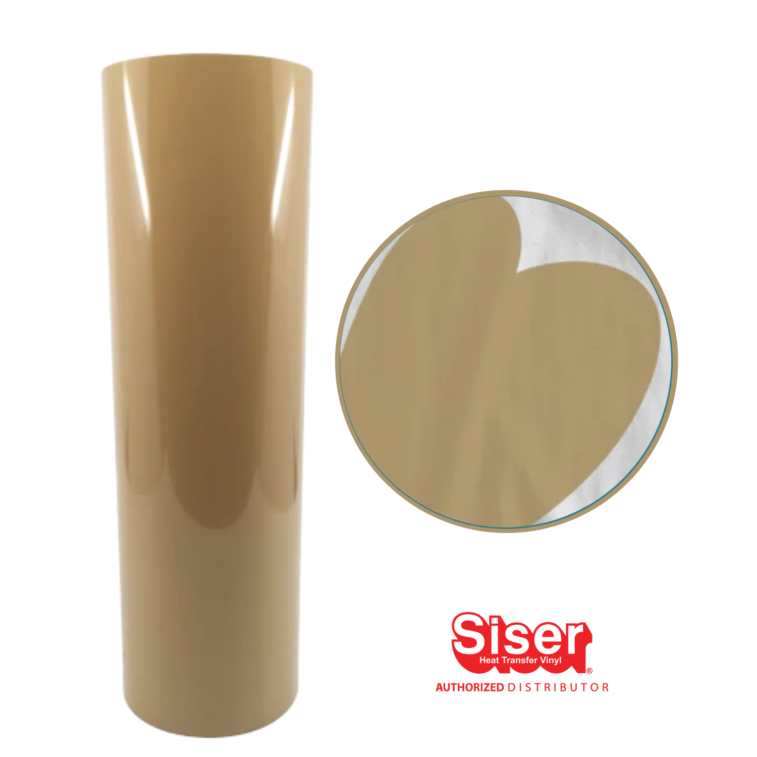Siser EasyWeed Vinil Textil Térmico | Tan | Ancho 15"