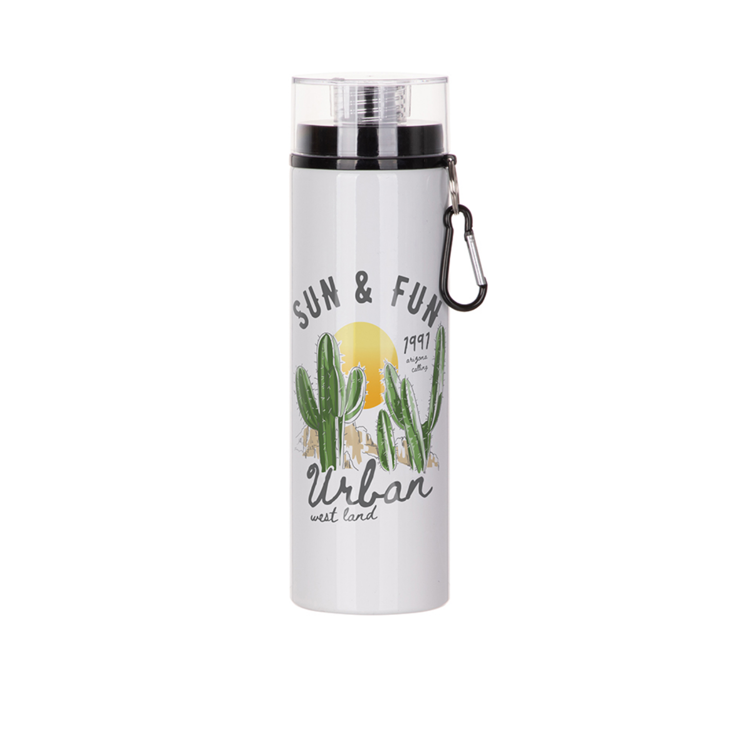 Botella de Agua | Aluminio | 28 oz | Tapa Negra