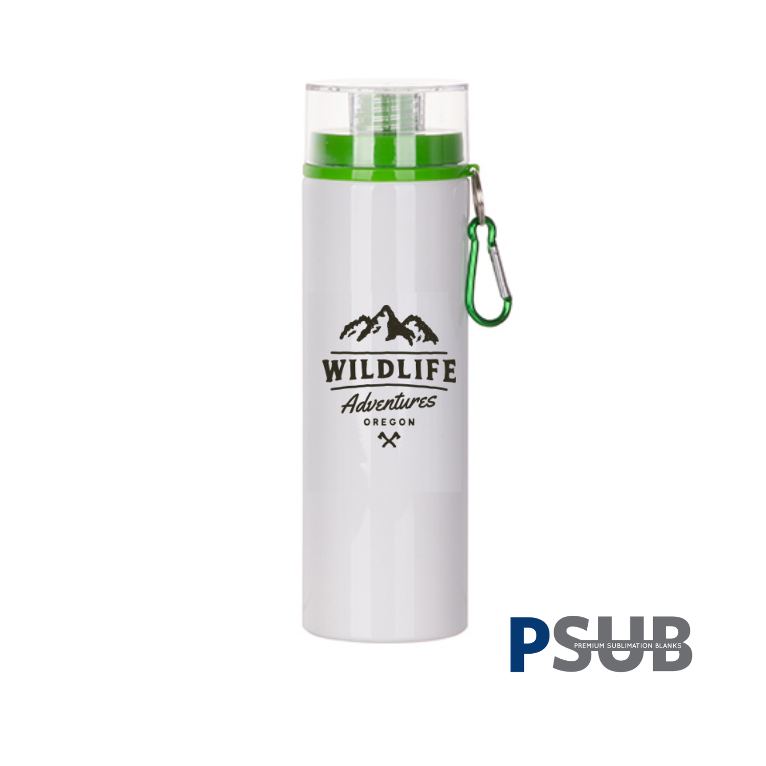 Botella de Agua | Aluminio | 28 oz | Tapa Verde