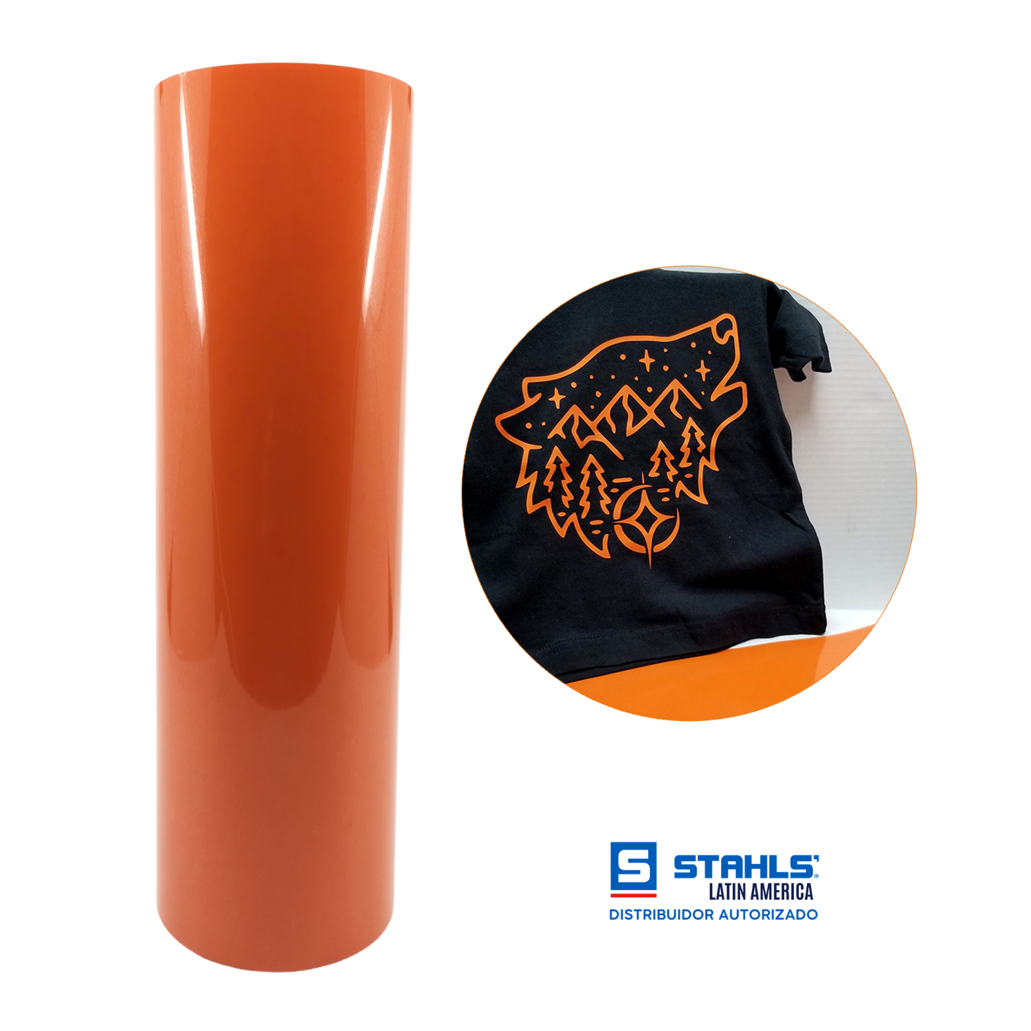 Stahls' - Stahls' Eco Pro® Vinil Textil Térmico | Naranja | Orange - Promo Viniles Panamá