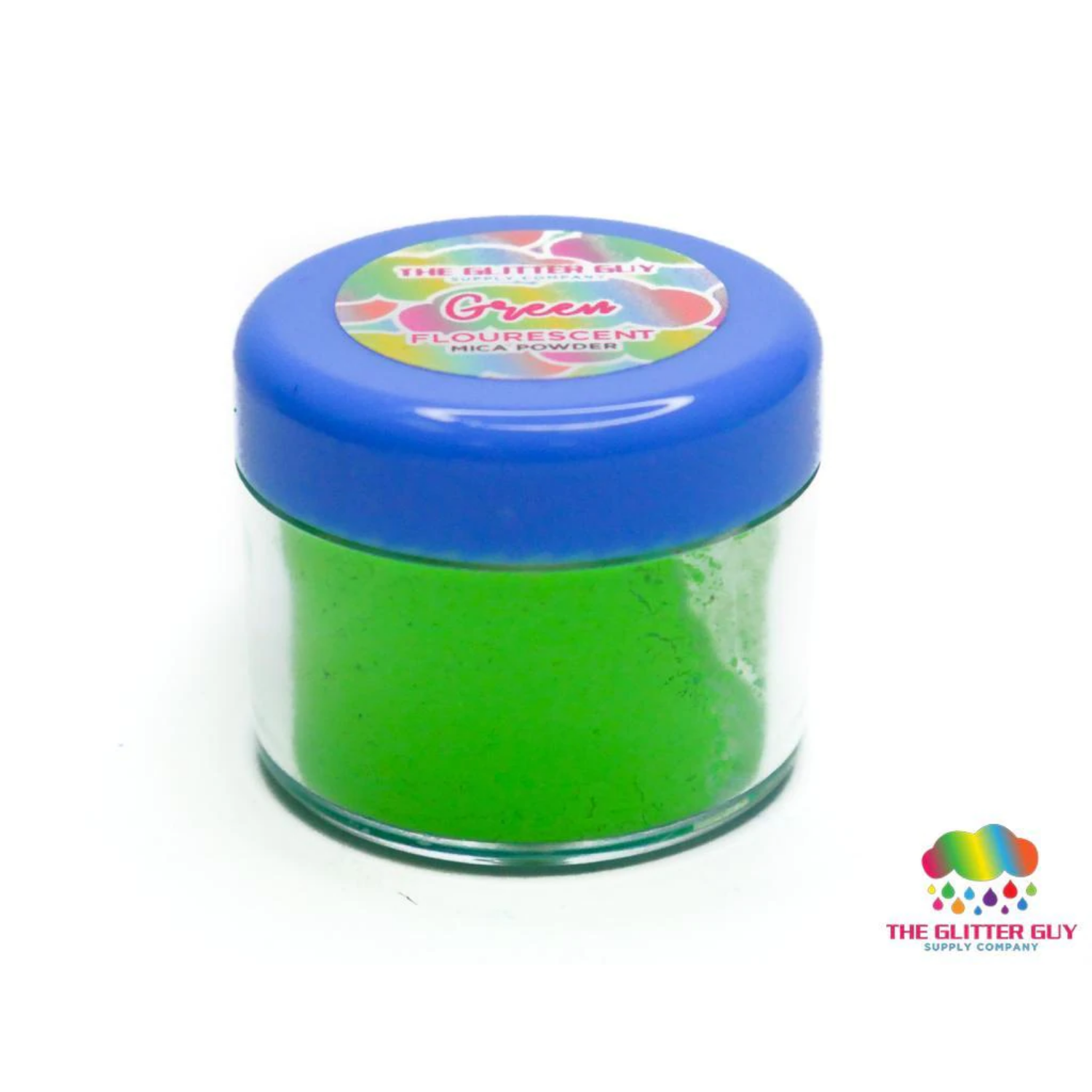 The Glitter Guy | Green | Fluorescent Mica Powder