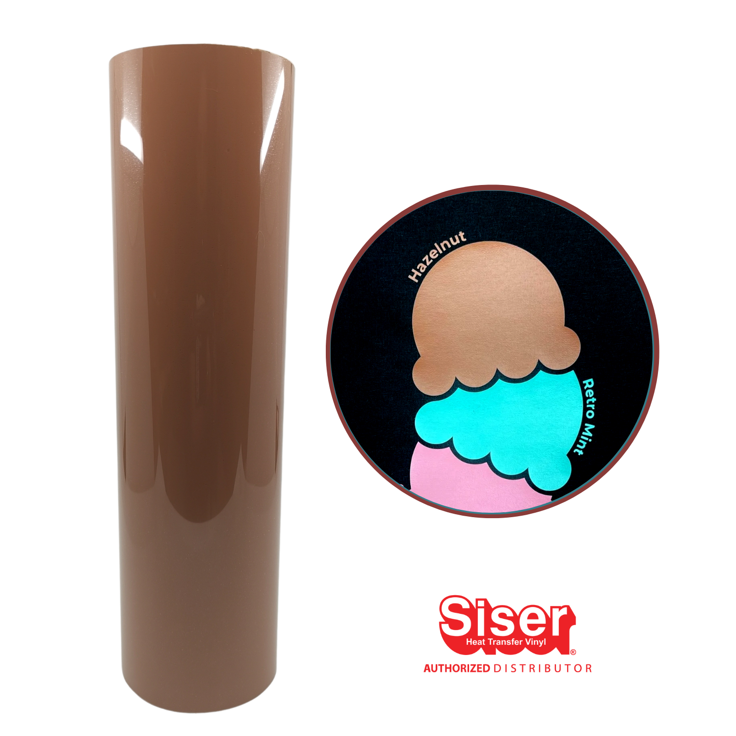 Siser EasyWeed Vinil Textil Térmico | Hazelnut | Ancho 12"