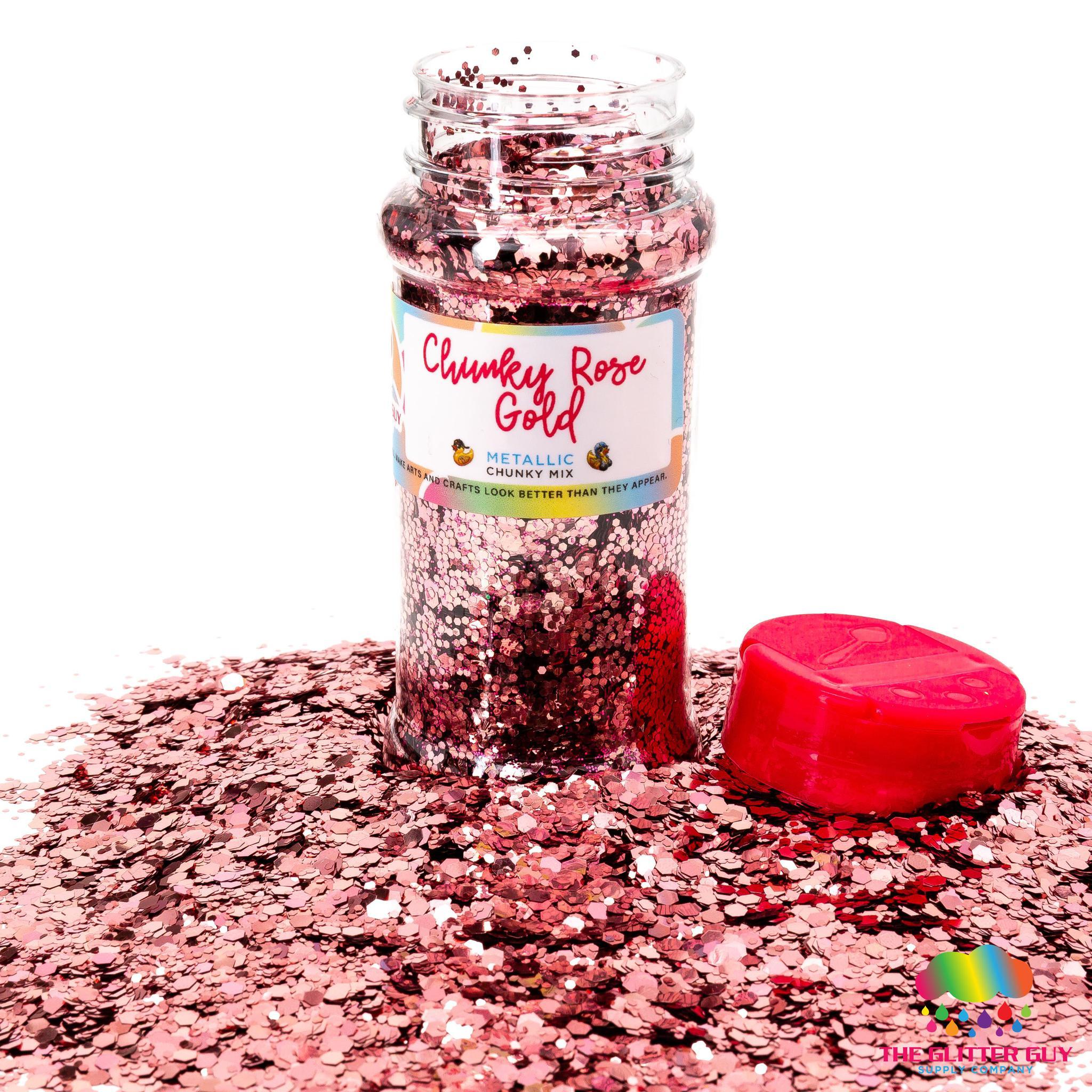 The Glitter Guy | Chunky Rose Gold | Escarcha - Promo Viniles Panamá
